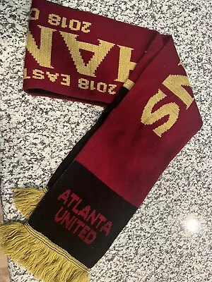 2018 Atlanta United Cup Playoffs Eastern Conference Champions Scarf MLS Soccer • $20