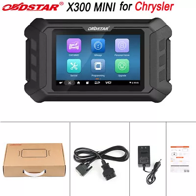 OBDSTAR X300 MINI IMMO And Mileage Programmer Supports Oil Reset For Chrysler • $299