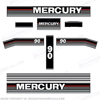 Fits Mercury 1992 90HP Outboard Decals • $104.95