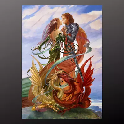 Briar Cards Dragon Handfasting Wiccan Goddess Fantasy Pagan Alternative Wedding • £3.49