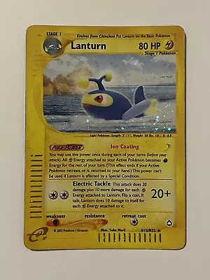 Pokémon Card -Lanturn Holo H15/H32 Aquapolis E-Reader MP • $15.50