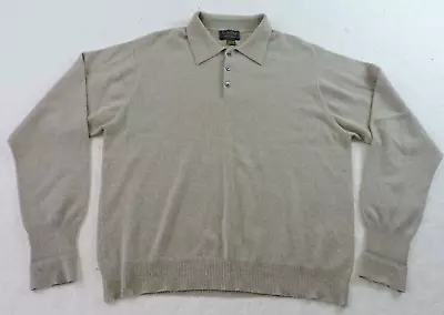 Club Room By Charter Club Mens Large 100% 2 Ply Cashmere Pullover Sweater • $29.99