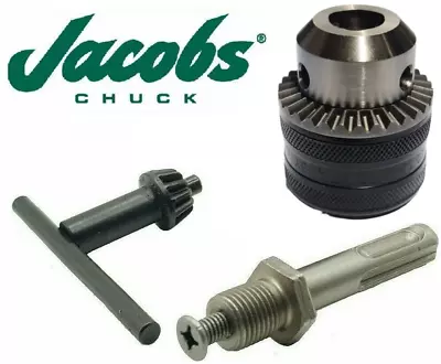 Jacobs Drill Chuck + S2 Key & SDS Adaptor BUNDLE VARIATION 1/2 X 20 13mm • £19.87