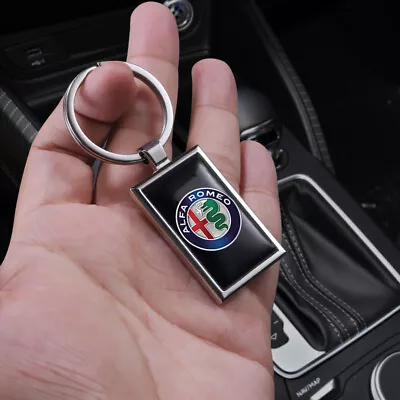 Alfa Romeo 3D Metal Epoxy Emblem Car KeyRing • $12.95