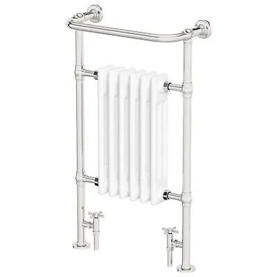 £199 • Buy Traditional Victorian Bathroom Heated Towel Rail Radiator White 952x568mm NDT