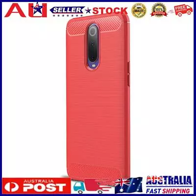 Carbon Fiber Shockproof Protective Cover TPU Case For OPPO R17 Pro (Red) • $9.06