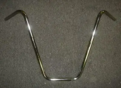 18  APE HANGER HANDLEBARS 7/8 Metric Chrome Bars Honda Triumph Bobber Chopper • $49.99