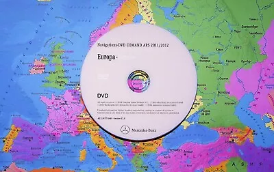£16.42 • Buy Mercedes NTG1 DVD Command Aps V12 Europe Maps ONLY FOR CL-SL-S-Class FINAL UPDATE