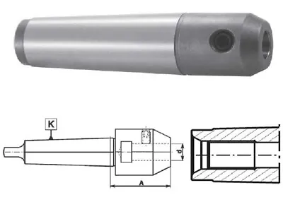 MT #3 Shank 1/2  End Mill Holder With Tang For CNC/Manual Lathes • $65