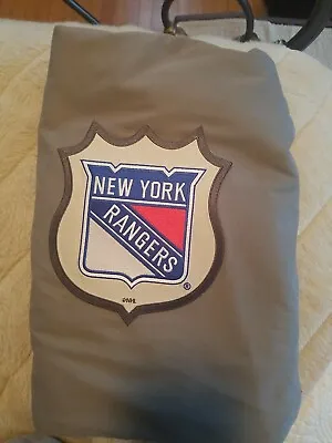 Pottery Barn PB Teen NHL Patch Twin Duvet Cover Gray New York Rangers • $35