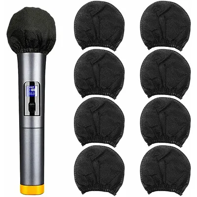 NEW 200X Disposable Microphone Cover Non-Woven Elastic Band Handheld Mic Stock • $11.96