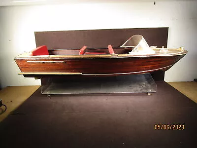 Vintage Dumas Chris Craft Model Boat Made W/ Real Mahogany 34  • $229.98
