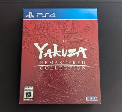The Yakuza Remastered Collection 3 4 5  (PS4) + Collectible Yakuza 5 Case • $70