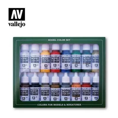 Model Color Acrylic Paint Set - French & British Napoleonic (x16) Vallejo 70149 • £51.99