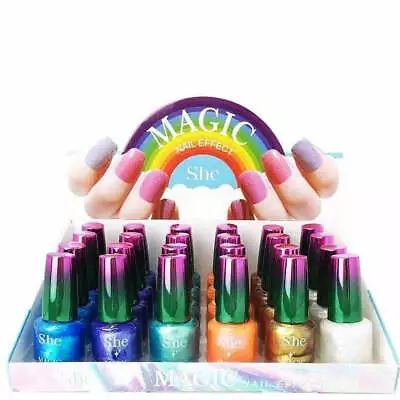 S.he Makeup Magic Shimmer Mermaid Nail Polish Nail Lacquer Gel (You Pick Color) • $7.99