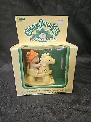Vintage Cabbage Patch Kids Rocking Babies Tomy 1983 Horse With Box • $12.25