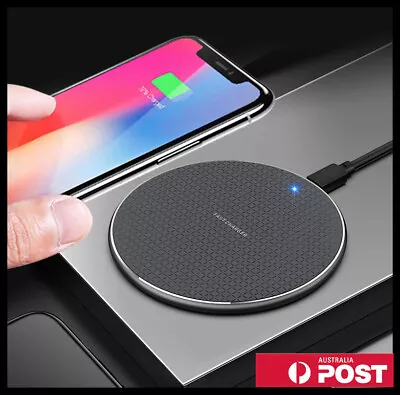 Qi Wireless Charger Charging Pad For IPhone 13 12 11 Pro Max Samsung S21 S20 • $15