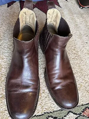 Frye Men’s Phillip Chelsea Boot Dark Brown Leather Size 9.5 • $100
