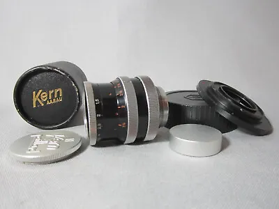 SUPER-16 KERN SWITAR 1.5/25MM C-MOUNT 4/3 ADAPTER. BMPCC Bolex 16mm Movie Camera • $399