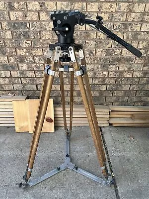 $440 • Buy Bogen Manfrotto 3066 Camera Fluid Head Pan Tilt Vintage W Tripod Spreader *read*