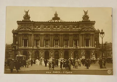 Vintage Postcard RPPC Paris L’Opera • $8.75