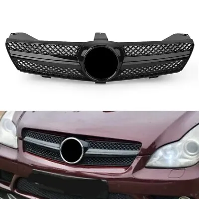 Black Front Grille Grill For 2005-2008 Mercedes Benz W219 CLS350 CLS500 CLS600 • $109.06