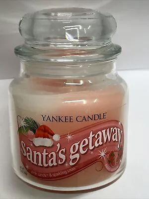 Yankee Candle Santas Getaway 13 Oz VHTF Swirl Candle 2013 Pour New Unused • £33.78