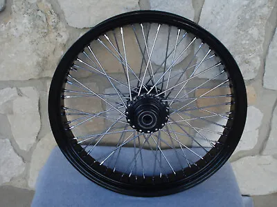 21x3.5  60 Spoke Black Front Wheel Harley 2000-07 Touring Bagger Fxst Dyna Wg • $239