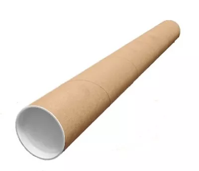 £8.49 • Buy 1x A1 Postal Poster Tubes 76 X 640mm 3  X 25  +End Caps