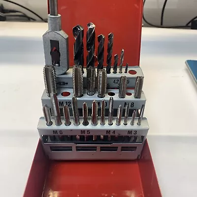 Metric Tap Set With Corresponding Drill Bits • $40