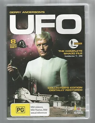 Gerry Anderson's UFO - THE COMPLETE SHADO FILE - ALL REGIONS DVD (8-DISC SET) • £40.99