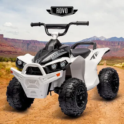 ROVO KIDS Electric Ride On Quadbike Toy Mini Quad Bike Car ATV Battery Powered • $204