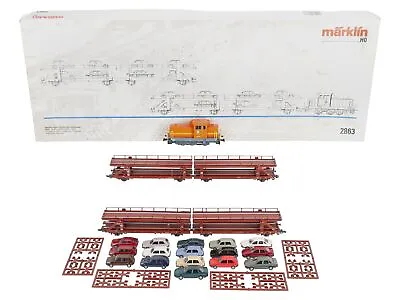 Marklin 2863 HO Gauge Volkswagen Auto Transport Diesel Train Set EX/Box • $84.13