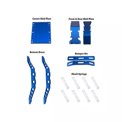 E-Maxx 3903 3905 3908 Blue Anodized Aluminum Package Super Deal W/ Dual Rates • $99.95