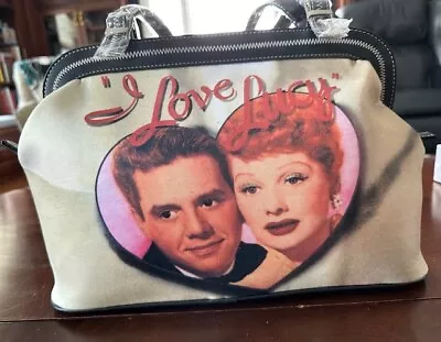 I Love Lucy Pictured With Desi Zippered Large Handbag • $34.99