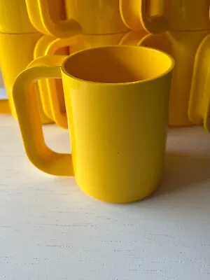 Vintage HELLER MAXMUG Mug Massimo Vignelli MCM Yellow Melamine • $8