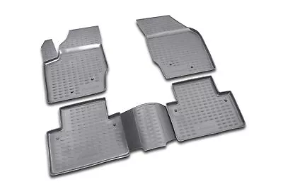 All Weather Custom Fit Floor Mats Liners Fits A 2016-2023 Volvo XC90 4 Pcs Black • $99.99