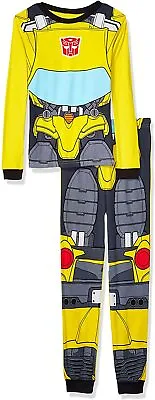 $39.99 • Buy Transformers 2 PC Long Sleeve Cotton Tight Fit Costume Pajama Set Boy Size 6