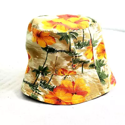 NWT Amanda Smith Reversible Bucket Hat Hawaiian Green Style 3725 • $13.32