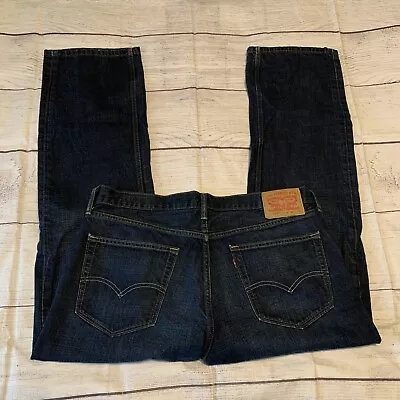 Levis 559 Relaxed Fit Mens Size 36x32 Straight Leg Denim Jeans Blue • $19.99