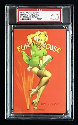 Thar She Blows 1940 Exhibit / Arcade Mutoscope Cheesecake Card Psa 6 Ex-mt  • $59.99