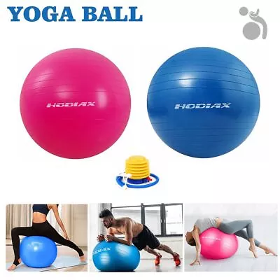 $9.99 • Buy Balance Exercise Yoga Ball Aerobics Soft Body Training Fitness Stability Pump