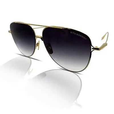 Dita Moddict DTS144-A-01 Sunglasses Yellow Gold/Dark Grey-Clear Gradient • $918.96