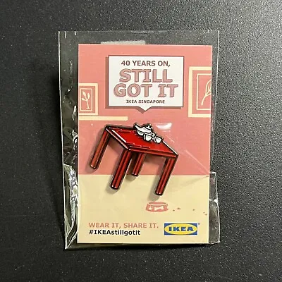* RARE* Ikea Singapore 40th Anniversary Lack - Ikea Pin • $30