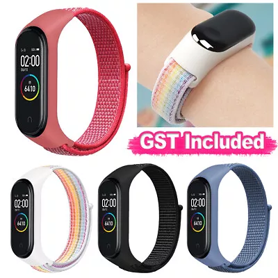 $4.19 • Buy 2xReplacement Watch Nylon Band Strap Wrist Watchband For Xiaomi Mi Band 6/5/4/3