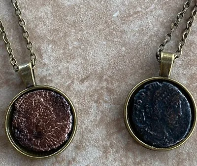Ancient Roman Coin Necklace Pendant Jewelry  Genuine Ancient Roman Coin • $19.98