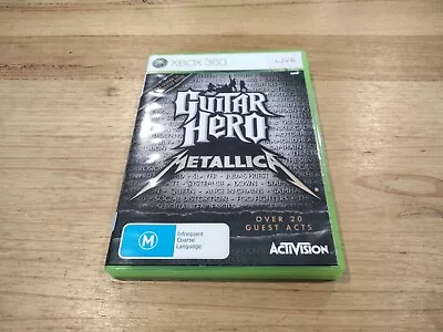 Xbox 360 Guitar Hero Metallica Game X Box  • $24.99