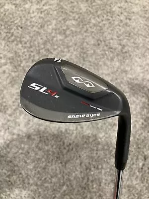 ~NICE~Snake 🐍 Eyes 👀 SL4 BLACK Gunmetal 60* Lob Wedge Steel Stiff RH • $33.33