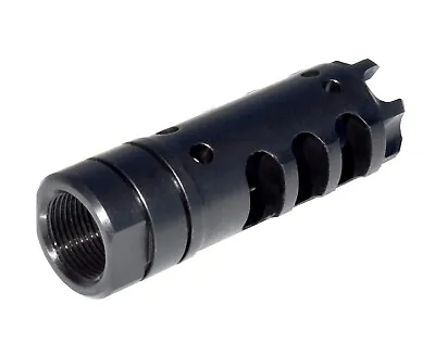 Muzzle Brake Recoil Compensator W/ Jam Nut + Crush Washer 1/2 X28 Steel • $23.99