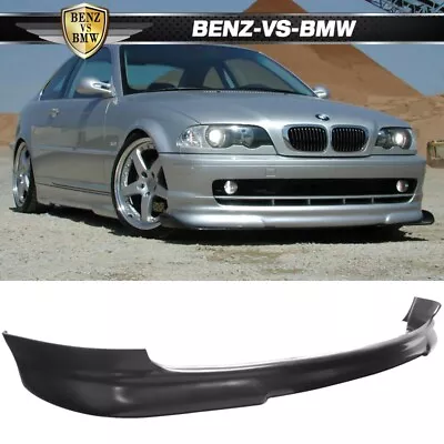 Fit 99-03 BMW E46 3-Series Coupe Front Bumper Lip Spoiler Kit PU - Poly Urethane • $109.99